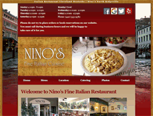 Tablet Screenshot of ninosnorthridgeville.com